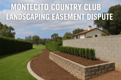 Montecito Country Club Landscaping Easement Dispute